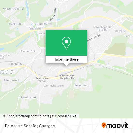 Dr. Anette Schäfer map