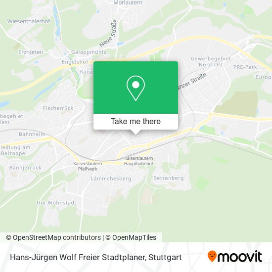 Hans-Jürgen Wolf Freier Stadtplaner map
