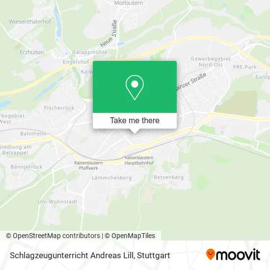 Карта Schlagzeugunterricht Andreas Lill
