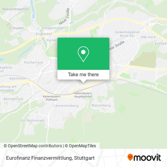 Eurofinanz Finanzvermittlung map