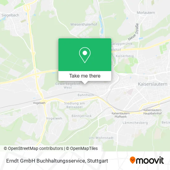 Карта Erndt GmbH Buchhaltungsservice