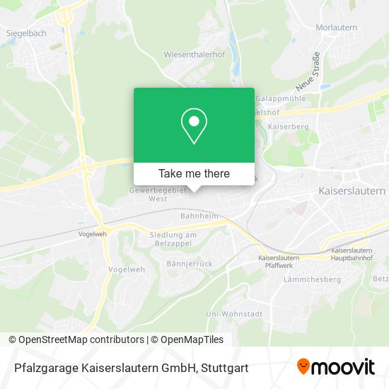 Карта Pfalzgarage Kaiserslautern GmbH