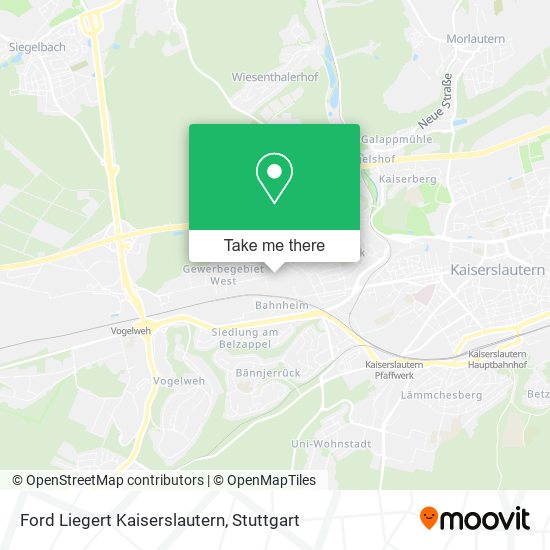 Карта Ford Liegert Kaiserslautern