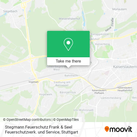 Карта Stegmann Feuerschutz Frank & Seel Feuerschutzverk. und Service