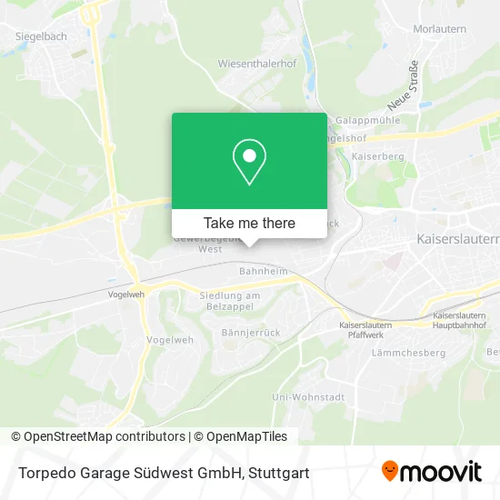 Карта Torpedo Garage Südwest GmbH