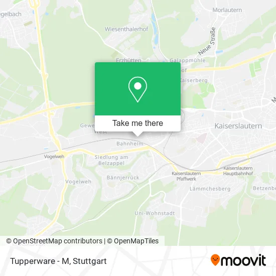 Tupperware - M map