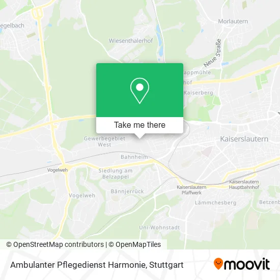 Карта Ambulanter Pflegedienst Harmonie
