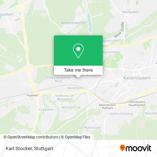 Карта Karl Stocker