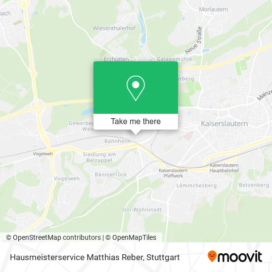 Карта Hausmeisterservice Matthias Reber