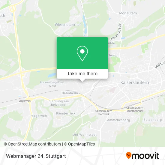 Webmanager 24 map
