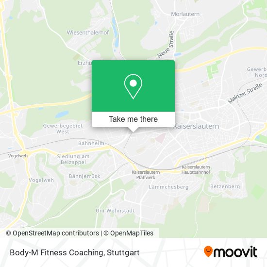Body-M Fitness Coaching map