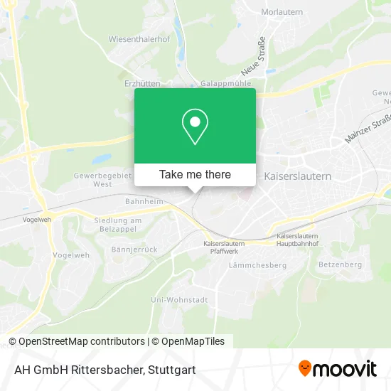 Карта AH GmbH Rittersbacher