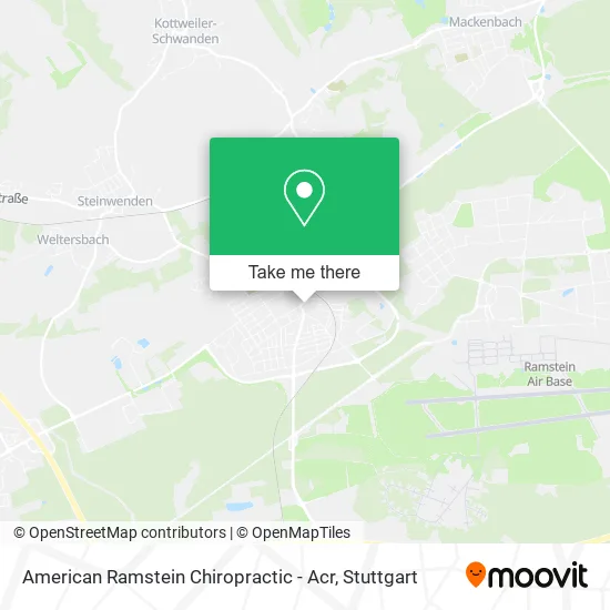 American Ramstein Chiropractic - Acr map