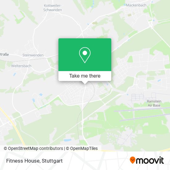 Fitness House map