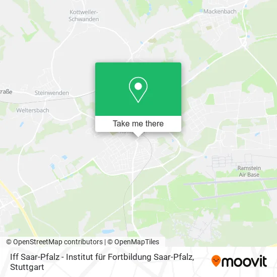 Карта Iff Saar-Pfalz - Institut für Fortbildung Saar-Pfalz