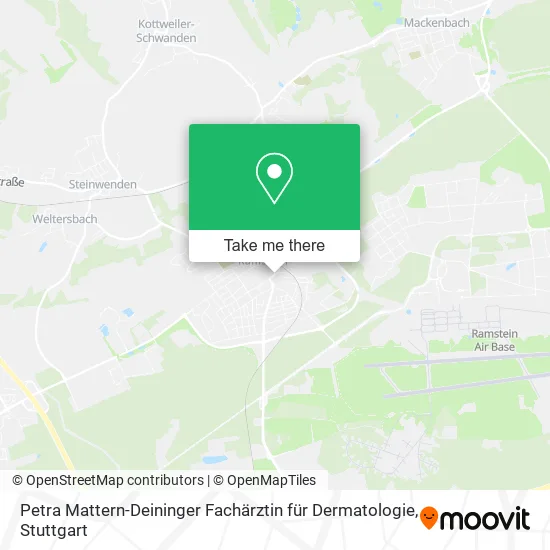 Карта Petra Mattern-Deininger Fachärztin für Dermatologie