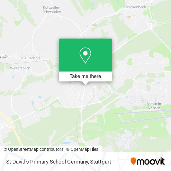 Карта St David's Primary School Germany