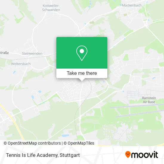 Tennis Is Life Academy map