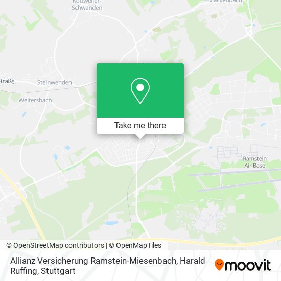 Карта Allianz Versicherung Ramstein-Miesenbach, Harald Ruffing