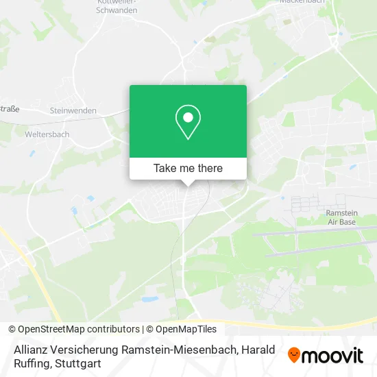 Карта Allianz Versicherung Ramstein-Miesenbach, Harald Ruffing