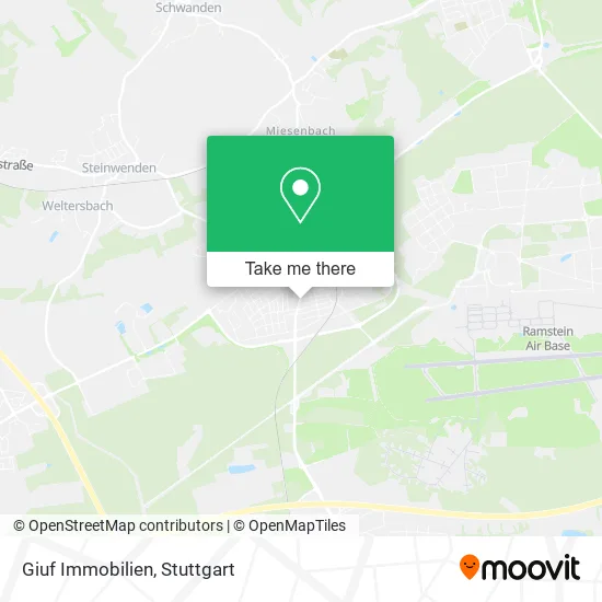 Карта Giuf Immobilien