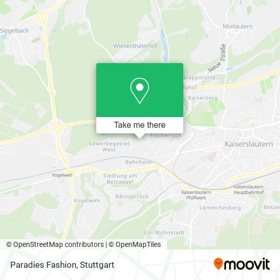 Paradies Fashion map