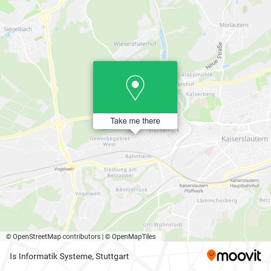 Is Informatik Systeme map