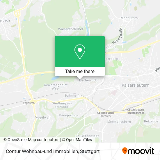 Карта Contur Wohnbau-und Immobilien