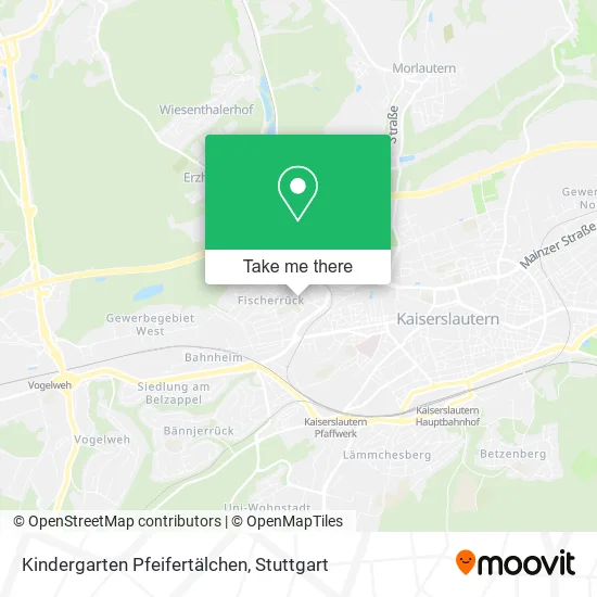 Карта Kindergarten Pfeifertälchen