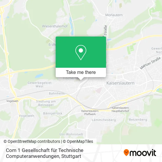 Карта Com 1 Gesellschaft für Technische Computeranwendungen