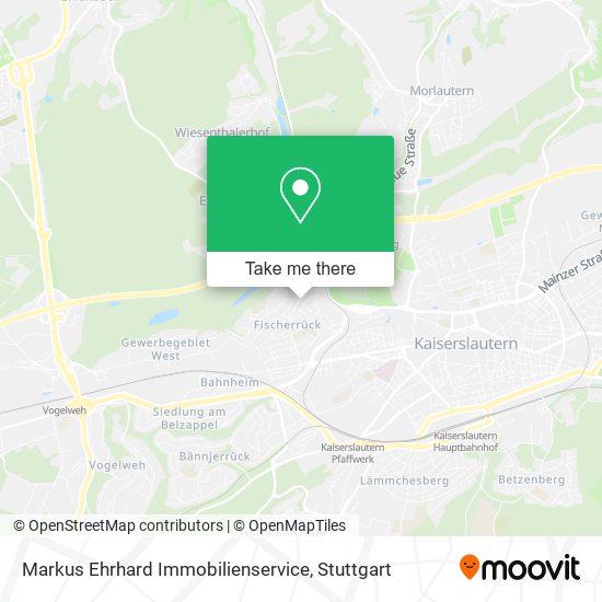 Markus Ehrhard Immobilienservice map