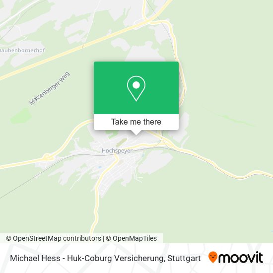 Карта Michael Hess - Huk-Coburg Versicherung