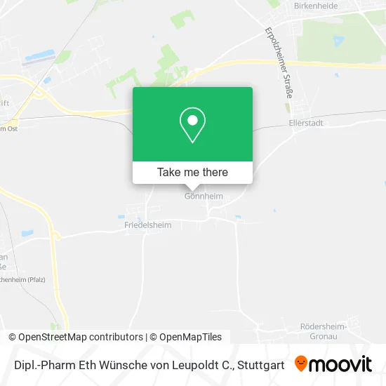 Карта Dipl.-Pharm Eth Wünsche von Leupoldt C.