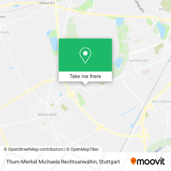Карта Thum-Merkel Michaela Rechtsanwältin
