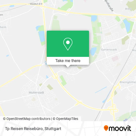 Карта Tp Reisen Reisebüro
