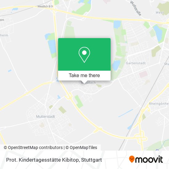 Карта Prot. Kindertagesstätte Kibitop