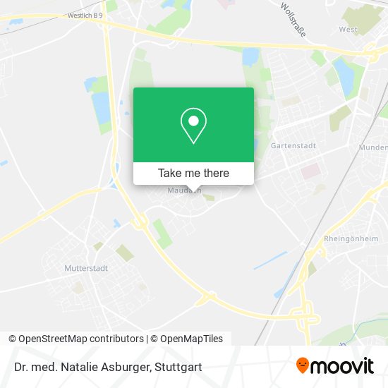 Dr. med. Natalie Asburger map