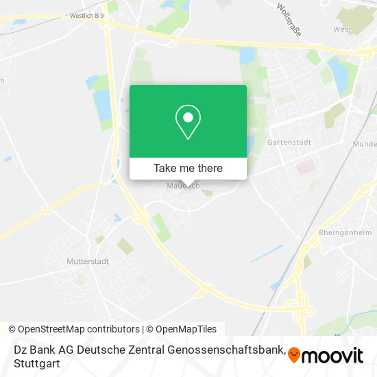 Карта Dz Bank AG Deutsche Zentral Genossenschaftsbank