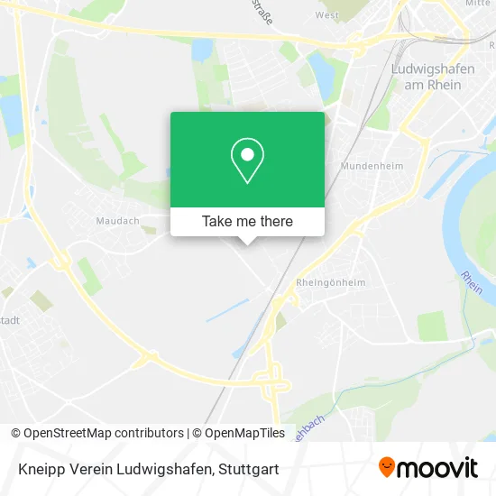Карта Kneipp Verein Ludwigshafen