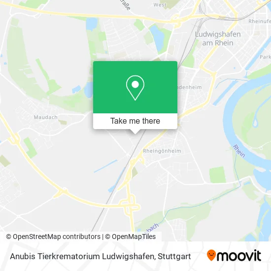 Карта Anubis Tierkrematorium Ludwigshafen