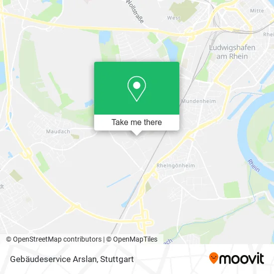 Карта Gebäudeservice Arslan