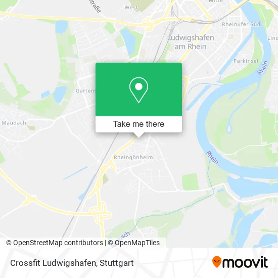 Карта Crossfit Ludwigshafen