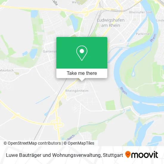 Карта Luwe Bauträger und Wohnungsverwaltung