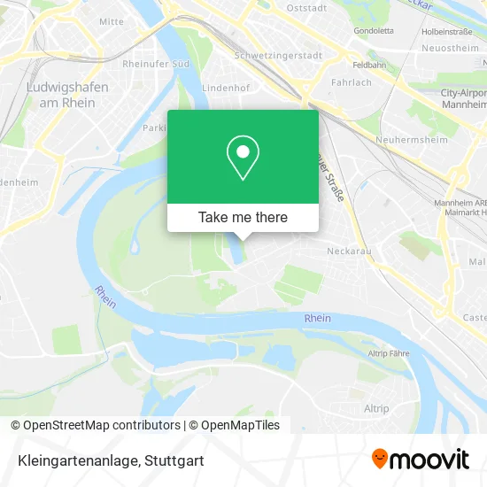 Карта Kleingartenanlage