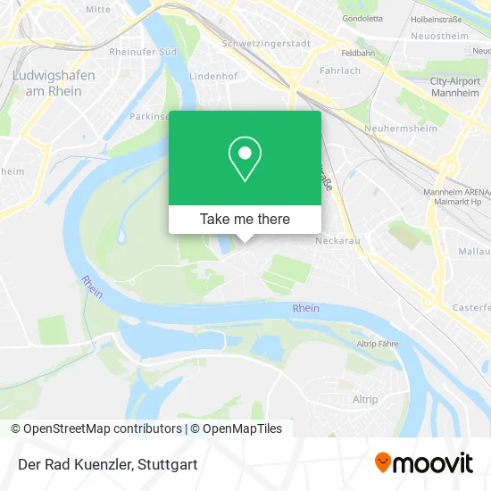 Карта Der Rad Kuenzler