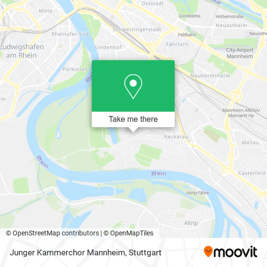 Карта Junger Kammerchor Mannheim