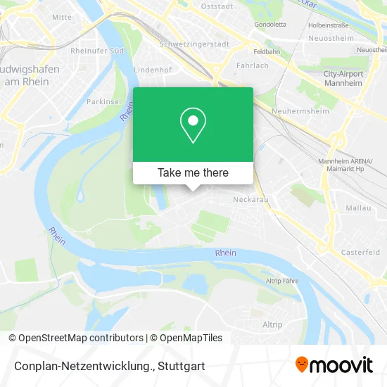 Карта Conplan-Netzentwicklung.