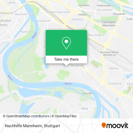 Карта Nachhilfe Mannheim