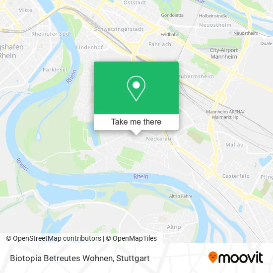Карта Biotopia Betreutes Wohnen
