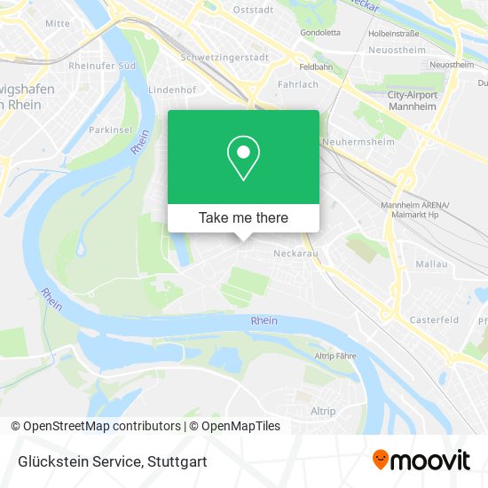 Glückstein Service map